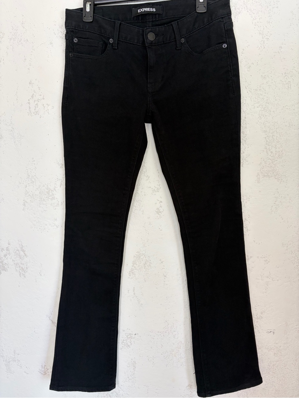 Express Black Flare Jeans